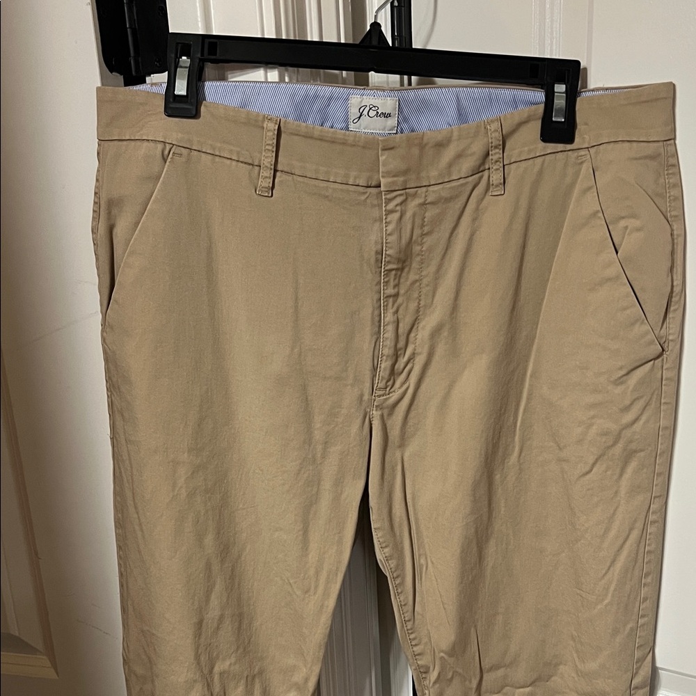 J. Crew Women's Tan Straight Leg Pants